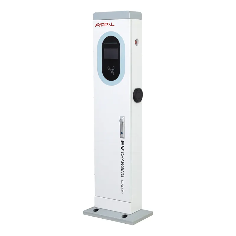 14kW Dual-Port AC EV Charging Tower for Commercial Parking Lots