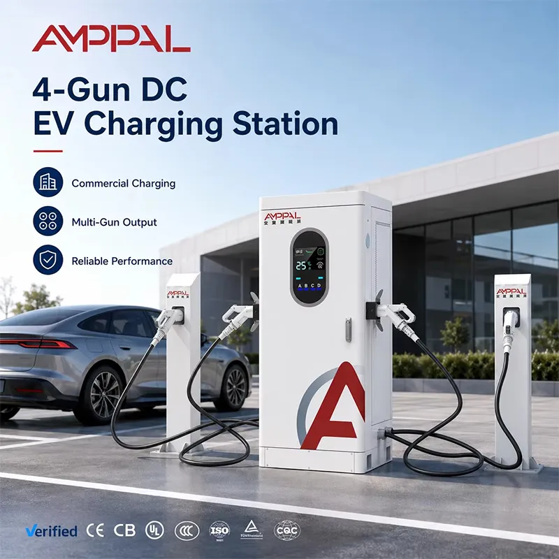 240kW Multi-Gun High-Power DC EV Charger for Bus & Fleet Depots