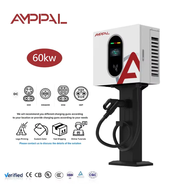 7kW Wall-Mounted DC EV Fast Charger for Home & Workplace